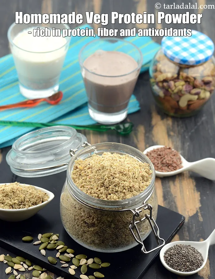 स्टेप 45 – <strong>घर का बना वेज प्रोटीन पाउडर - प्रोटीन, फाइबर और …