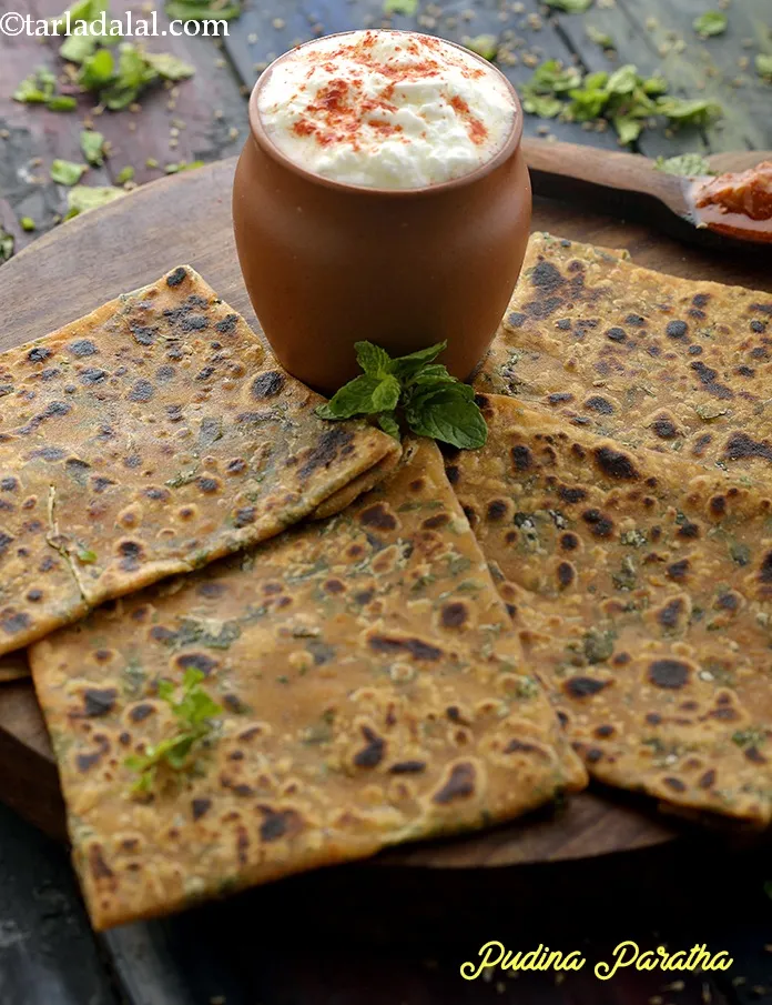Step 17 – What do Punjabi&#39;s have&nbsp;<strong>aloo methi sabzi&nbsp;</strong>with? The answer is <strong>Pudina Paratha</strong>. See detailed step by …