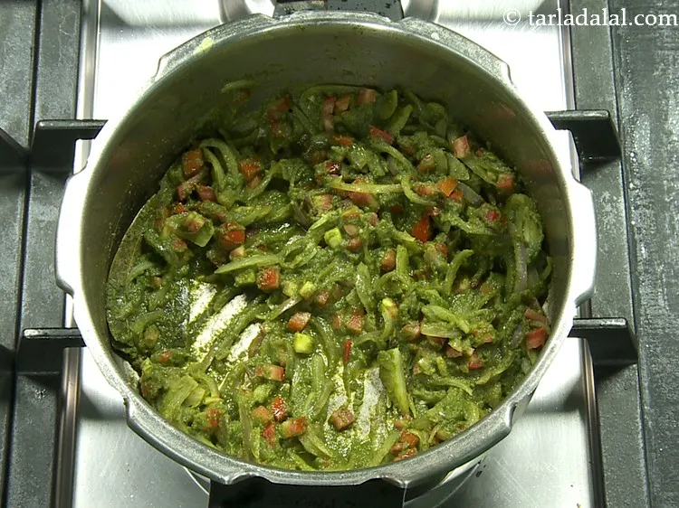 Step 21 – Mix well and cook on a medium flame for 1 minute, while stirring occasionally or …