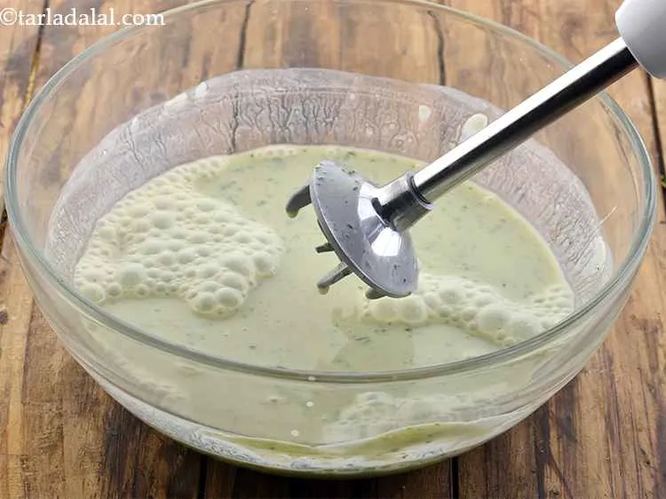 Step 13 – Add 1 cup of chilled water and blend well using a hand blender. You can …