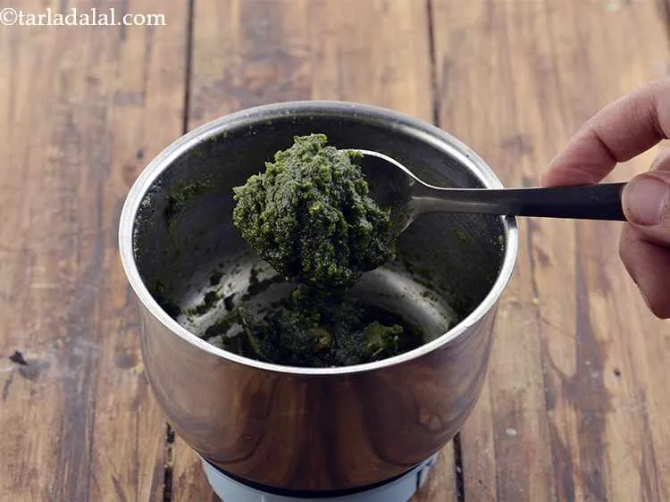 Step 5 – Shut the lid of the blender and blend this into a semi-smooth paste. This will …