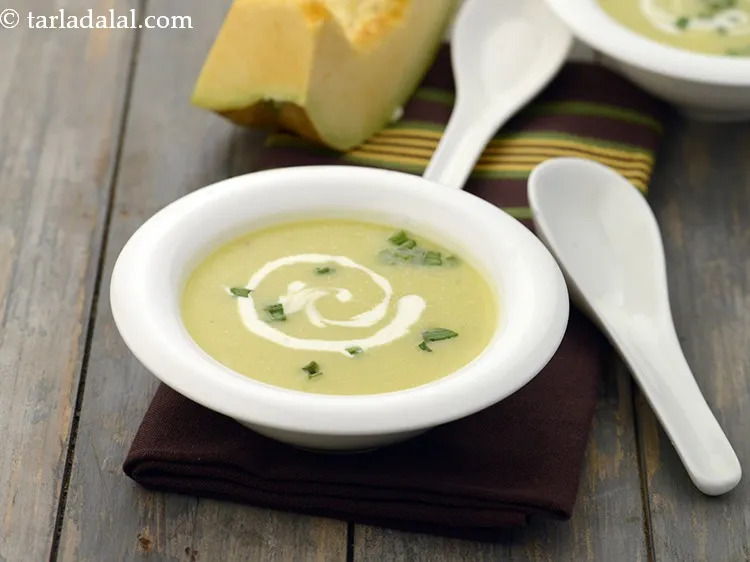 Step 33 – Serve <strong>pumpkin and dill seed soup recipe | Indian style pumpkin with dill soup | …