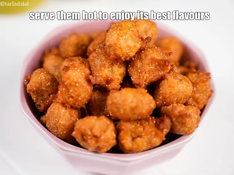 Step 18 – Serve them hot to enjoy its best flavours.