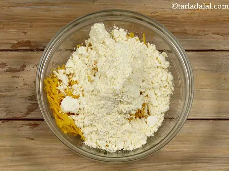 Step 2 – Add besan to the same bowl. This is the most popular flour used as a …