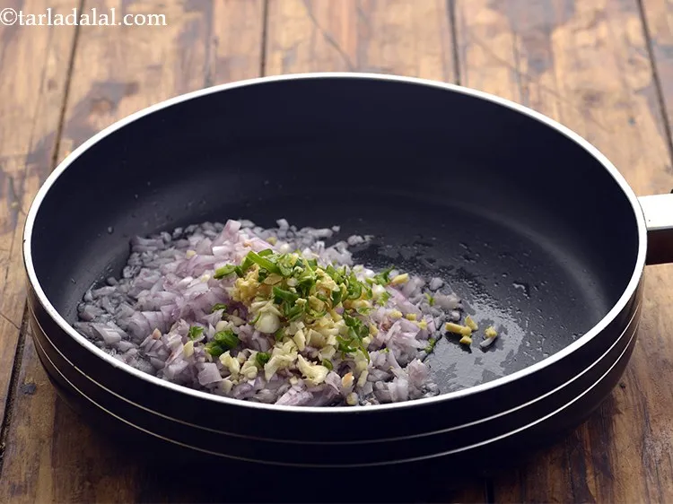 Step 8 – Add green chillies. It is very important to use garlic, ginger and chillies which is …