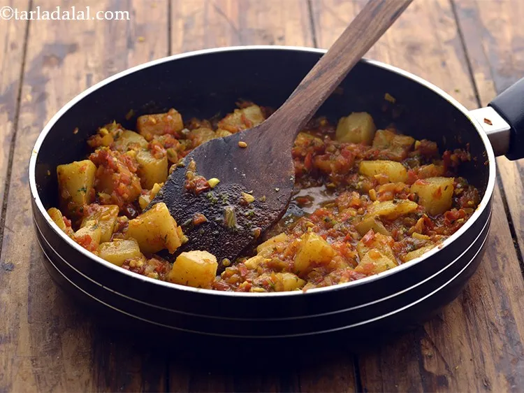 Step 21 – Mix well and cook on a medium flame for 3 minutes, while stirring occasionally. If …