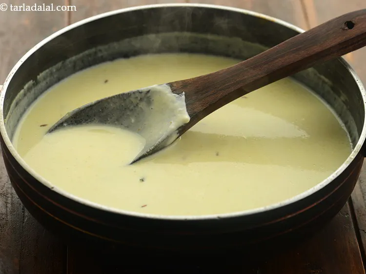 Step 16 – Mix well and cook for 1 to 2 minutes. Stir continuously till the mixture start …