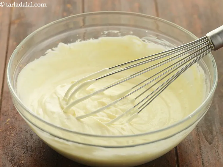 Step 4 – Whisk them together till smooth using a wired whisk. You can use a hand blender …