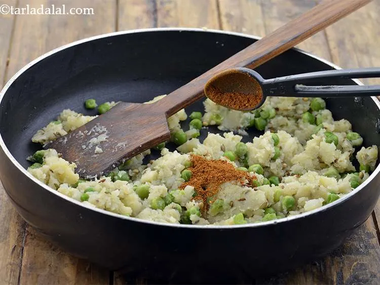 Step 15 – Add the <em>garam masala</em>. While garam masala is readily available in the market, if you …