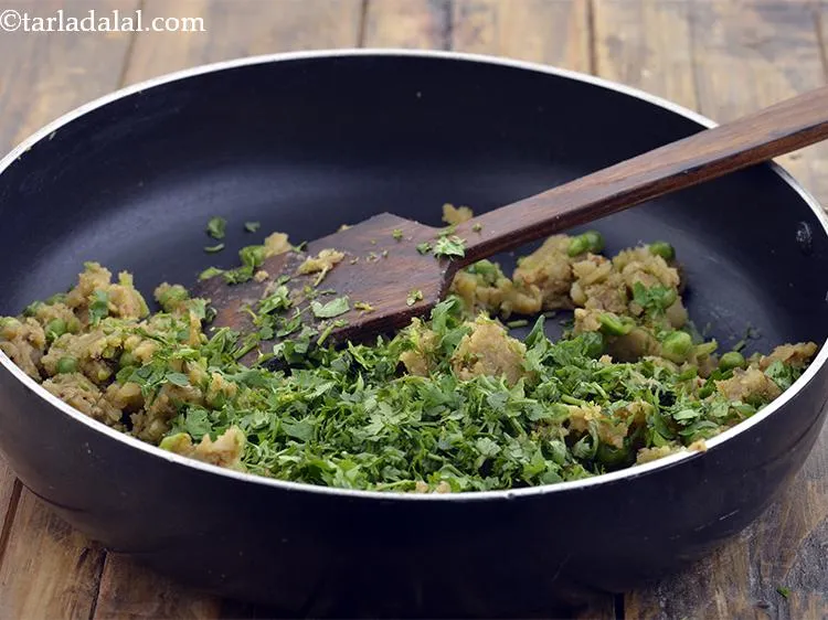Step 19 – &nbsp;Finally add chopped coriander.