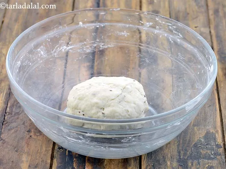 Step 6 – Add just enough water to make a stiff dough. Quantity of water required to make …