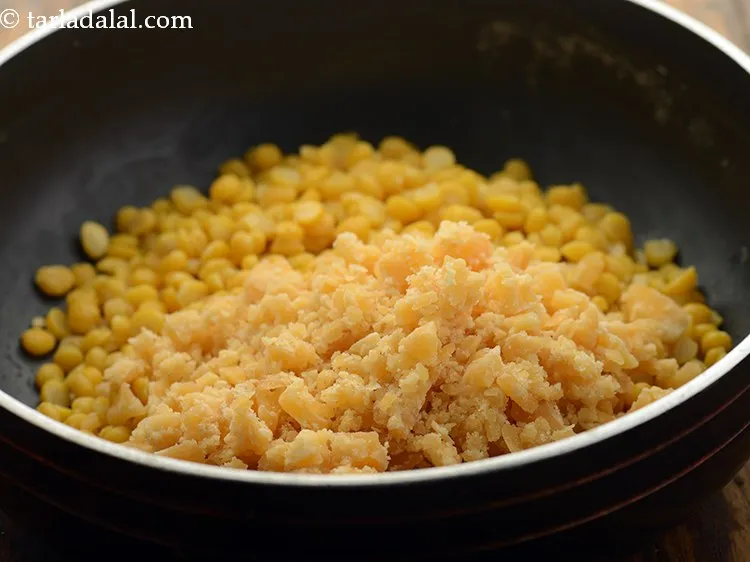 Step 10 – Add jaggery. Jaggery will add sweetness to the puran poli. Some Maharashtrians also make the …