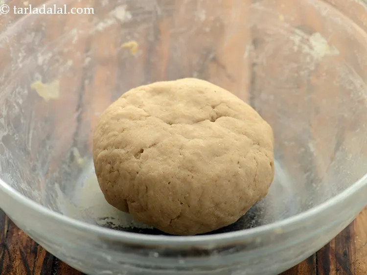 Step 19 – Knead into a soft dough with enough water.&nbsp;