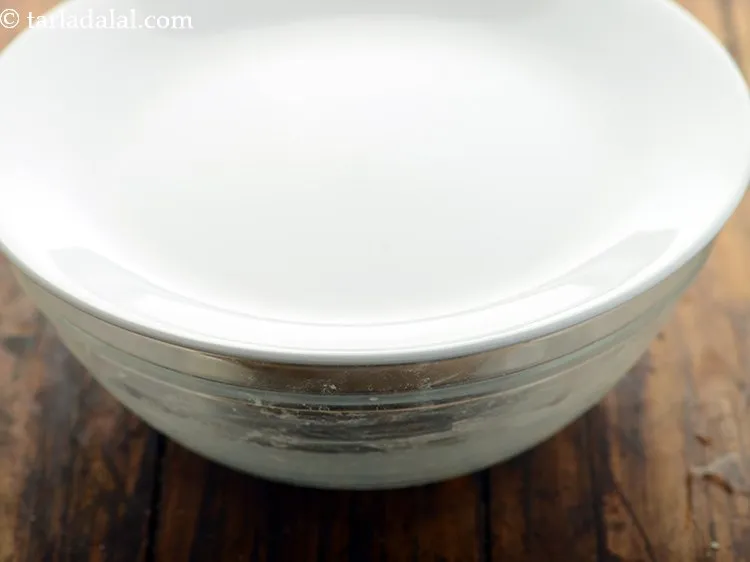 Step 20 – Cover and keep aside. Allow it to rest for 30 minutes.&nbsp;