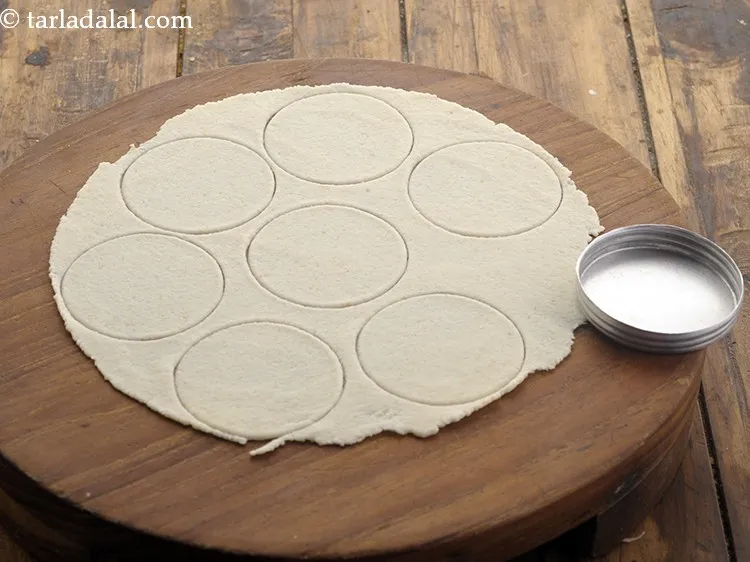 Step 10 – Cut into 7 equal circles using a cookie cutter or a steel box or a …