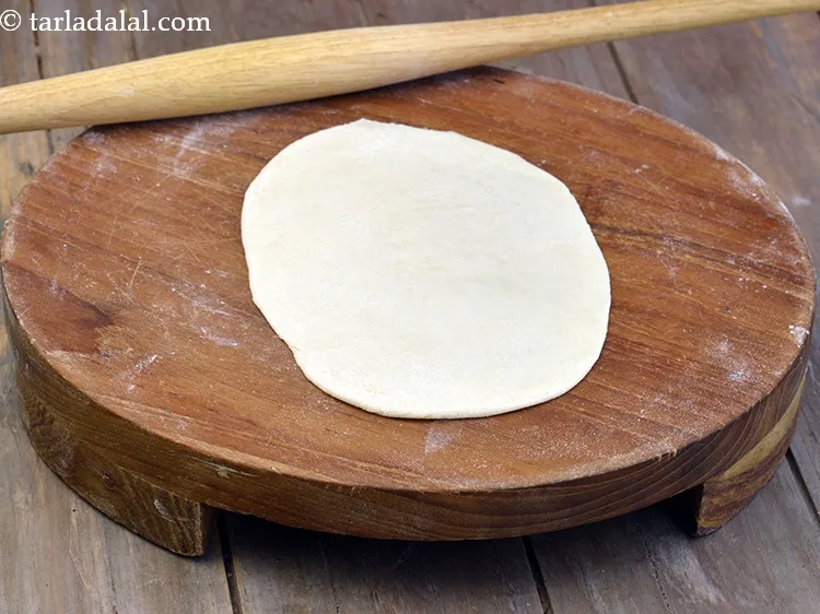 Step 21 – Roll out a portion of the dough into 150 mm. X 75 mm. (6&quot; x …
