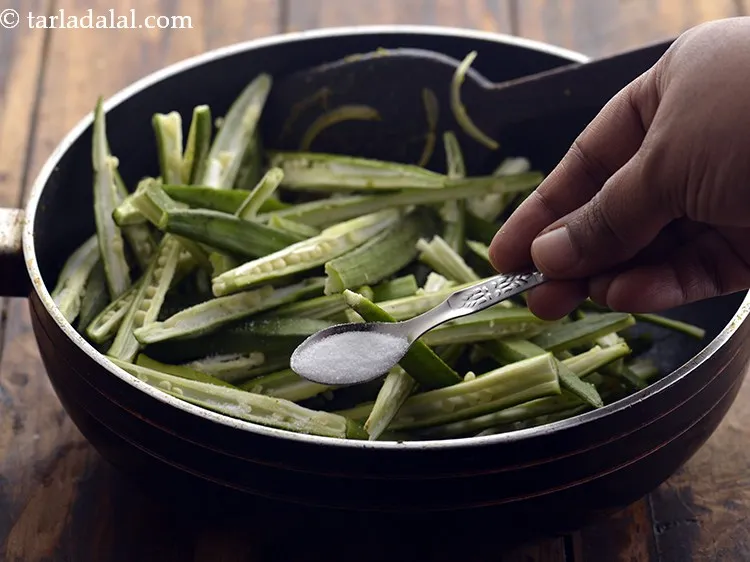 Step 11 – Add the salt.