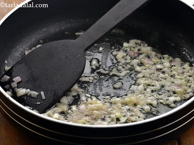 Step 7 – Saute on a medium flame for a few seconds.