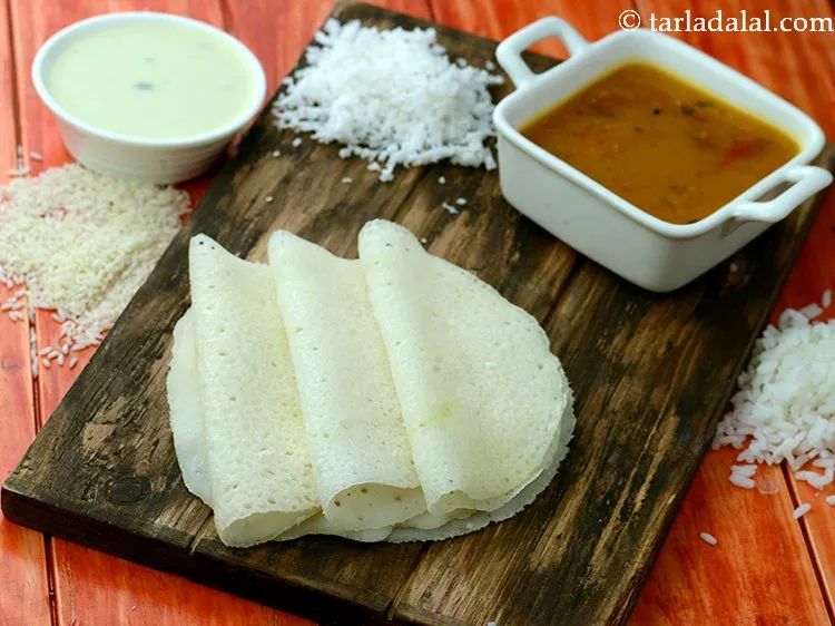Step 20 – Serve&nbsp;<strong>quick rice dosa | instant rice dosa | no fermentation quick dosa |</strong>&nbsp;immediately with <a …