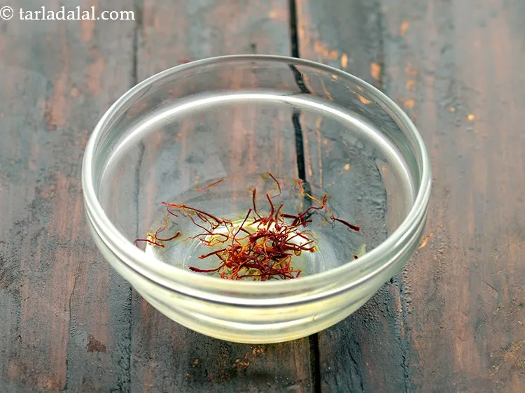 Step 3 – Add the saffron strands. If the saffron strands are not crispy or old, dry roast …