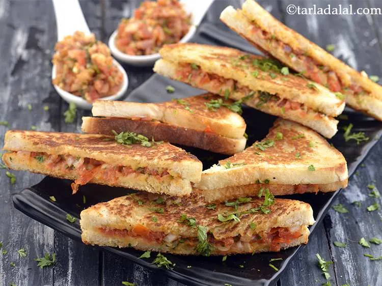 Step 17 – Repeat steps 1 to 9 to make 3 more&nbsp;<strong>quick sandwiches | vegetable tawa sandwich | …