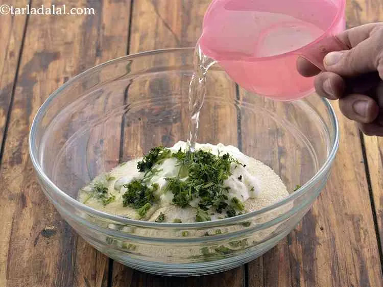 Step 4 – Add salt to taste and 1 cup of water.