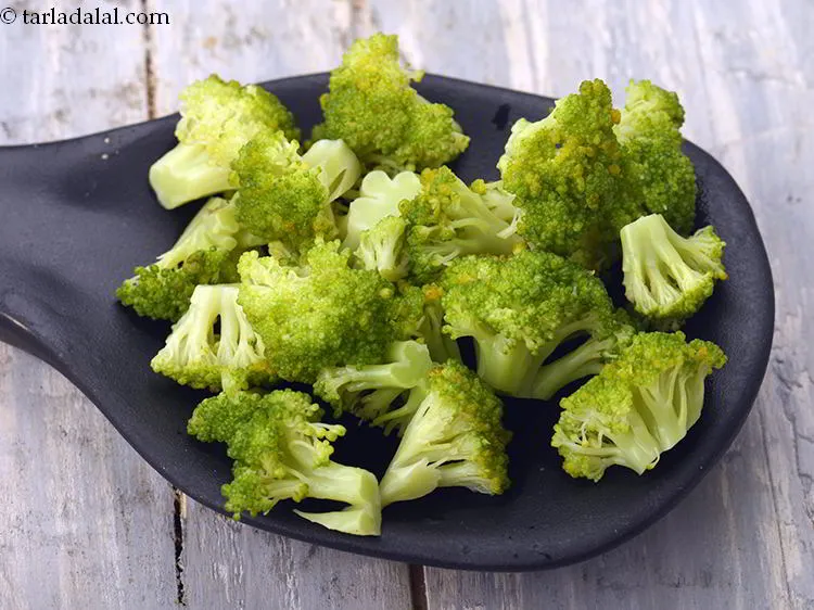 Step 13 – Add some blanched broccoli florets too. They give a unique soft and yet a slightly …