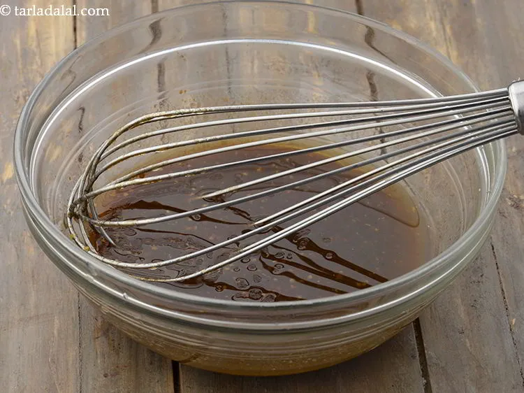 Step 2 – To make <strong>balsamic dressing for Quinoa , Brown Rice, and Vegetable Salad</strong>, combine balsamic vinegar, …