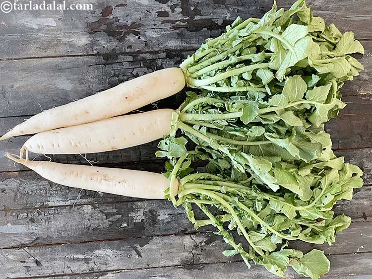 Step 3 – <meta charset="UTF-8" />This is what white radish looks like.&nbsp;