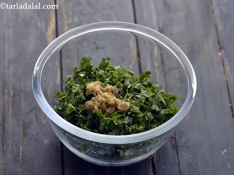 Step 31 – Add the ginger paste.