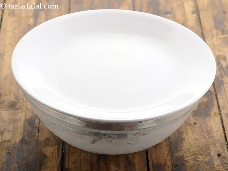 Step 11 – Cover with a lid or damp muslin cloth and keep aside for 10 minutes.