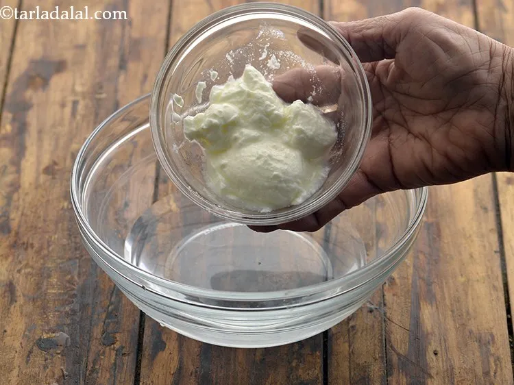 Step 10 – For the <strong>batter of Ragi Uttapa for Babies and Toddlers</strong>, first combine 2 tbsp of …