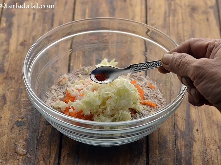 Step 15 – Add a pinch of chilli powder. This is totally optional. If you are making these …