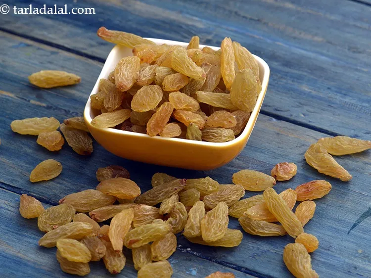 Step 5 – Ensure that we have cleaned and raisins and removed and discarded their stems if any …