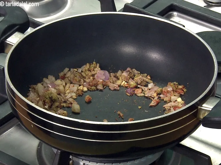 Step 44 – Dry roast for a few seconds, while stirring continuously.