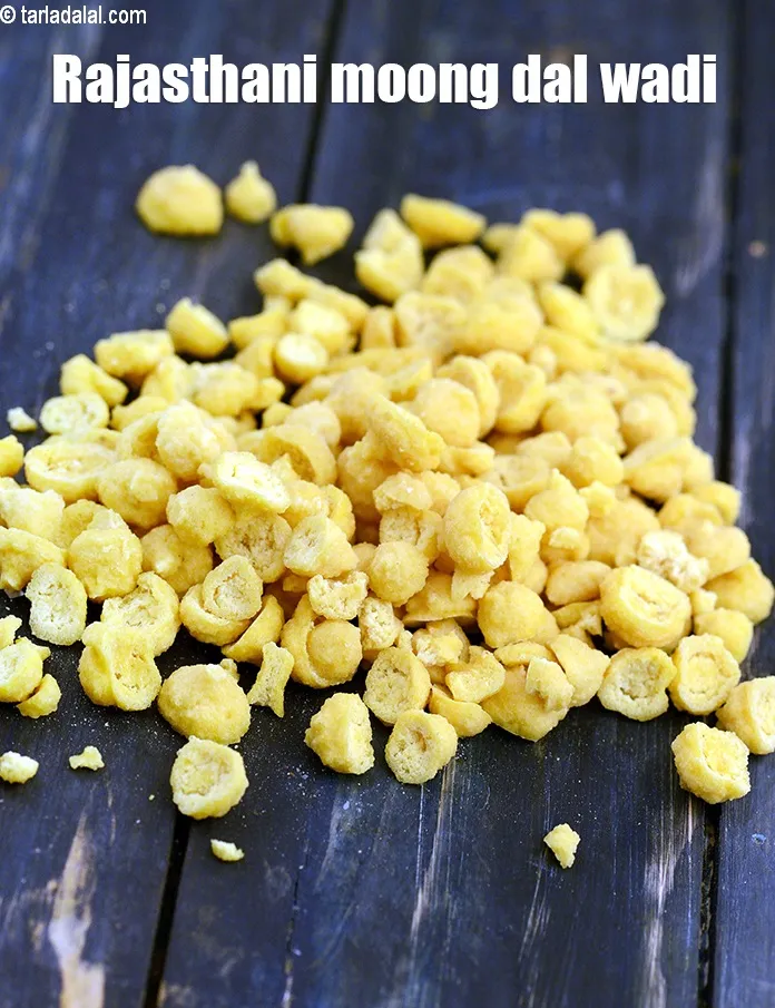 Step 21 – Store <strong>moong dal mangodi </strong>in an air-tight container or use as required.