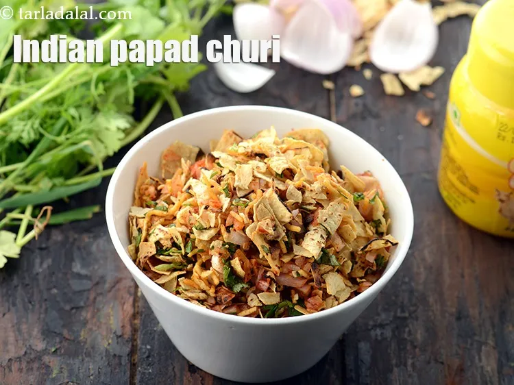 Step 15 – Serve <strong>Rajasthani papad ki churi recipe | Indian papad churi | how to make masala …