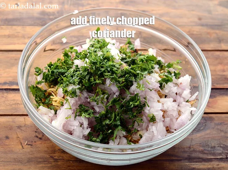 Step 10 – Add 2 tbsp&nbsp;finely&nbsp;<a href="https://www.tarladalal.com/glossary-chopped-coriander-783i">chopped coriander (dhania)</a>.&nbsp;