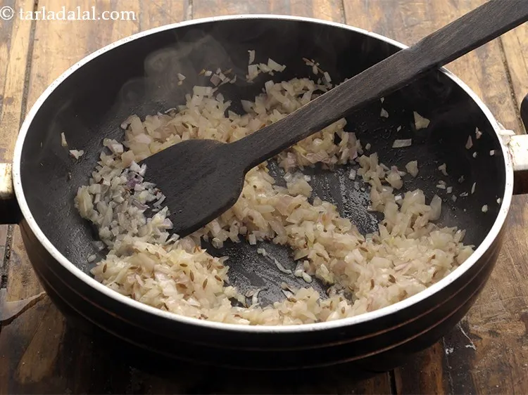 Step 17 – <p>Sauté until the onions are translucent.</p>