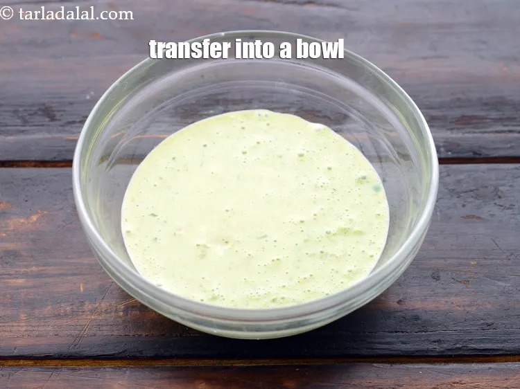 Step 18 – Transfer into a bowl.&nbsp;
