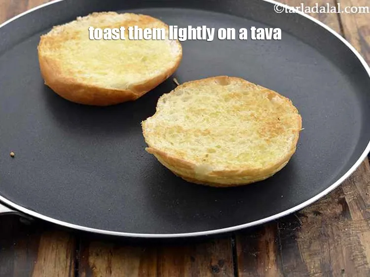 Step 63 – Toast them lightly on a tava (griddle). Keep aside.