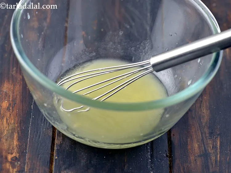 Step 5 – Mix well using a spoon and keep aside the dressing for the&nbsp;<strong>rajma salad recipe | …