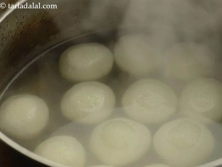 Step 25 – Switch off the flame and allow it to stand in the steamer for another 10 …