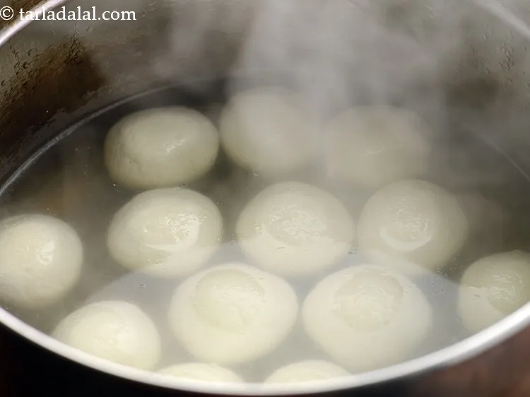 Step 27 – Switch off the flame and allow it to stand in the steamer for another 10 …