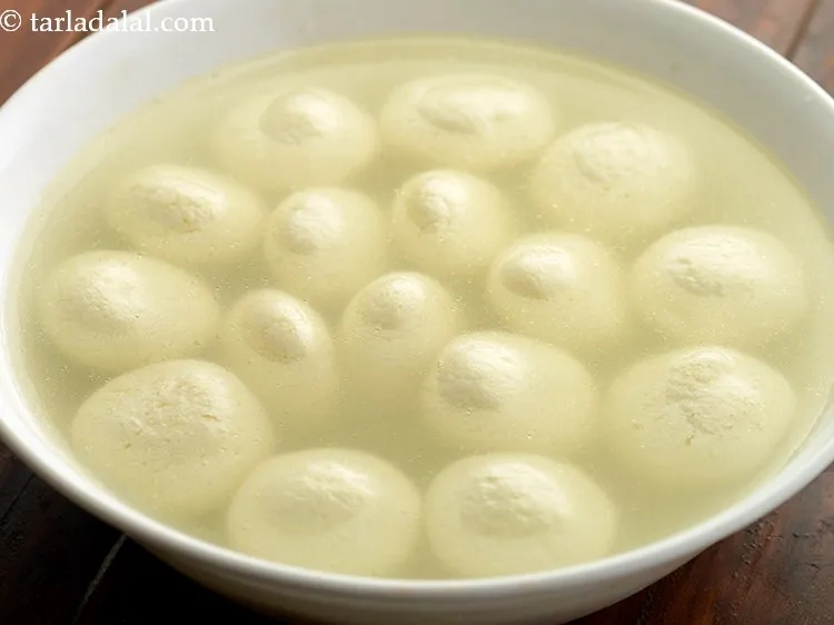 Step 8 – The rasgulla will shrink a little after switching off the flame but it is normal. …