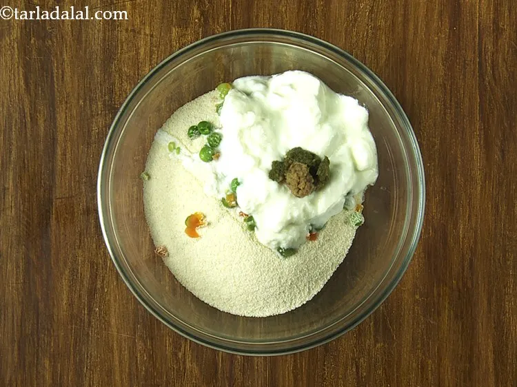 Step 10 – Also, add the ginger-green chilli paste.