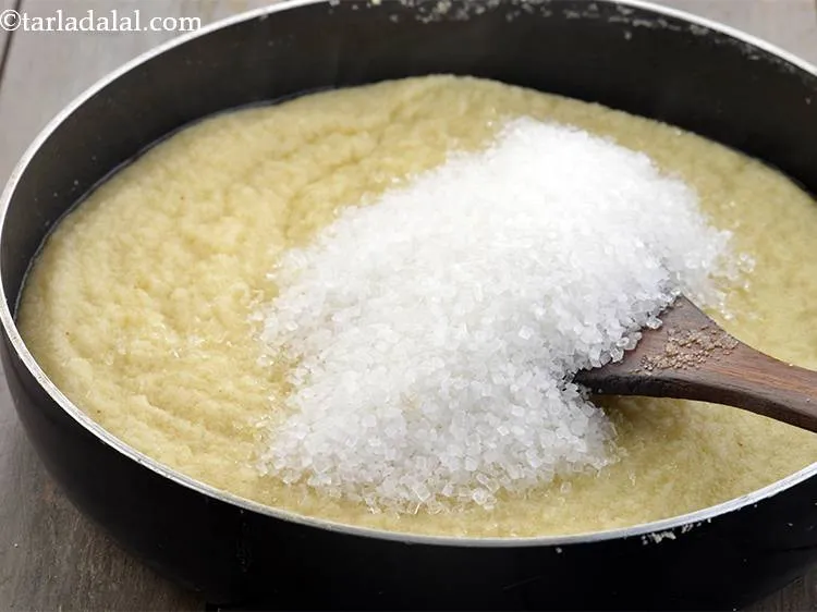 Step 8 – Now add the sugar. You may decrease or increase the quantity of sugar to your …