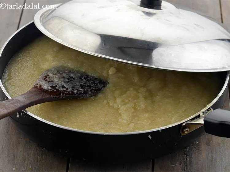 Step 11 – Cover and cook on a slow flame about 10 minutes, while stirring occasionally. It might …