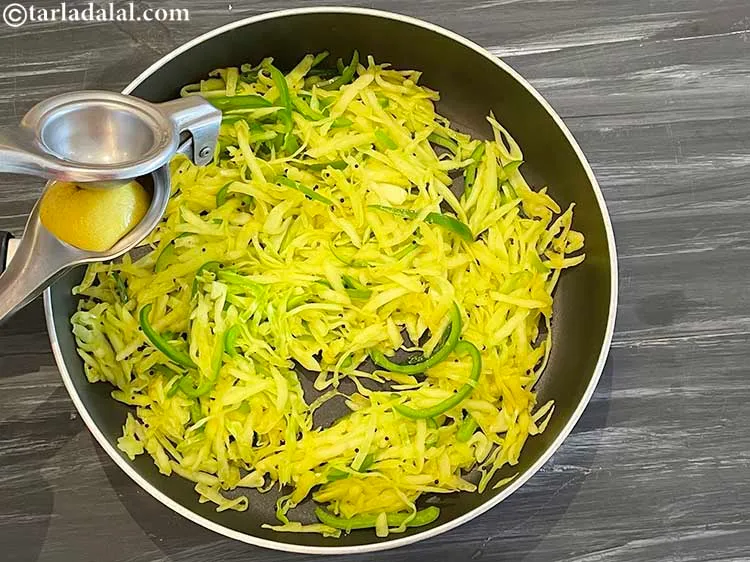 Step 17 – Add the lemon juice.