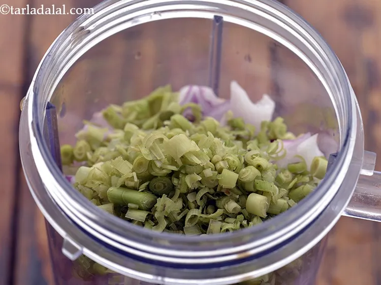 Step 7 – Add finely chopped lemongrass.